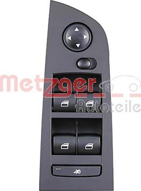 Metzger 0916698 - Выключатель, стеклоподъемник autospares.lv