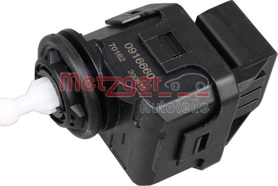 Metzger 0916660 - Регулировочный элемент, актуатор, угол наклона фар autospares.lv