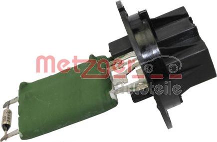 Metzger 0917050 - Сопротивление, реле, вентилятор салона autospares.lv