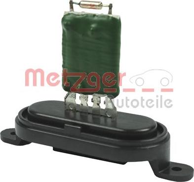 Metzger 0917066 - Сопротивление, реле, вентилятор салона autospares.lv