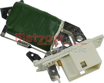 Metzger 0917030 - Сопротивление, реле, вентилятор салона autospares.lv