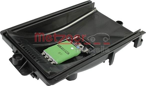 Metzger 0917032 - Сопротивление, реле, вентилятор салона autospares.lv