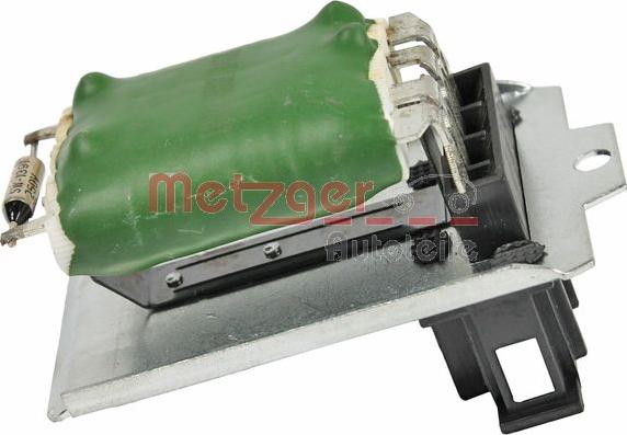 Metzger 0917161 - Сопротивление, реле, вентилятор салона autospares.lv