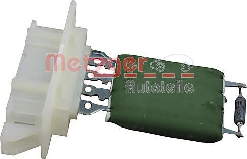 Metzger 0917347 - Сопротивление, реле, вентилятор салона autospares.lv