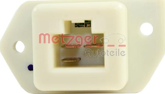 Metzger 0917339 - Сопротивление, реле, вентилятор салона autospares.lv