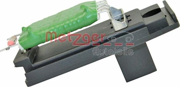 Metzger 0917263 - Сопротивление, реле, вентилятор салона autospares.lv
