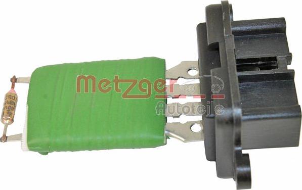 Metzger 0917211 - Сопротивление, реле, вентилятор салона autospares.lv