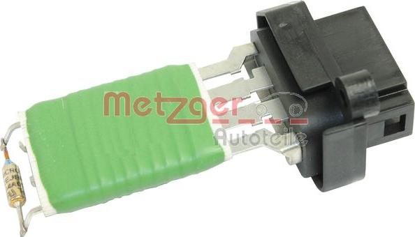 Metzger 0917289 - Регулятор, вентилятор салона autospares.lv