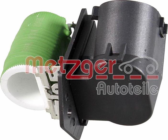 Metzger 0917717 - Дополнительный резистор, электромотор - вентилятор радиатора autospares.lv