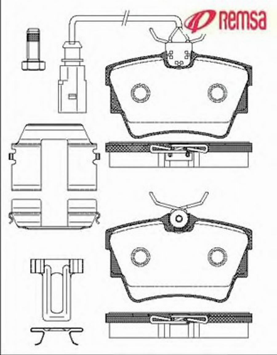 Metzger 0591.12 - Тормозные колодки, дисковые, комплект autospares.lv