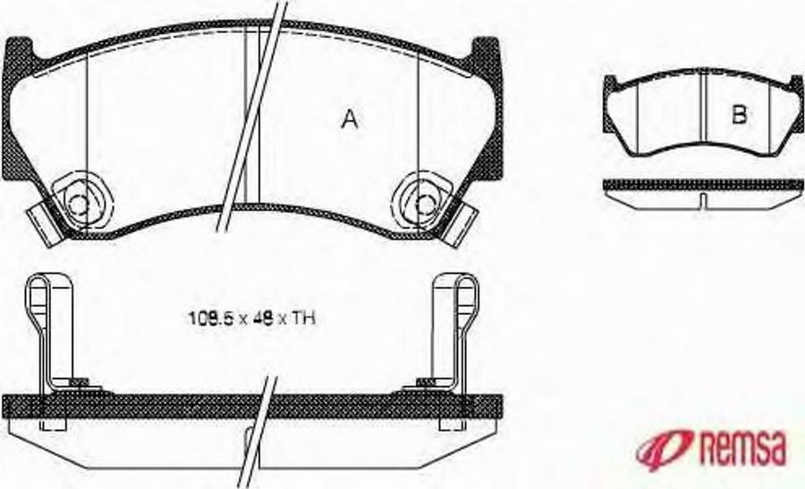 Metzger 0592.02 - Тормозные колодки, дисковые, комплект autospares.lv