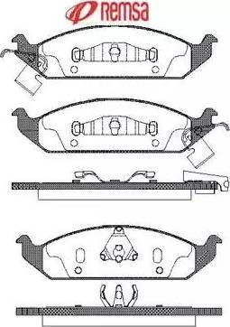 Metzger 1170736 - Тормозные колодки, дисковые, комплект autospares.lv