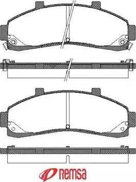 Metzger 1170737 - Тормозные колодки, дисковые, комплект autospares.lv