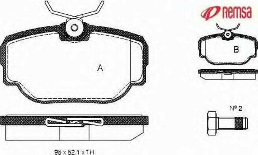 Metzger 0577.00 - Тормозные колодки, дисковые, комплект autospares.lv