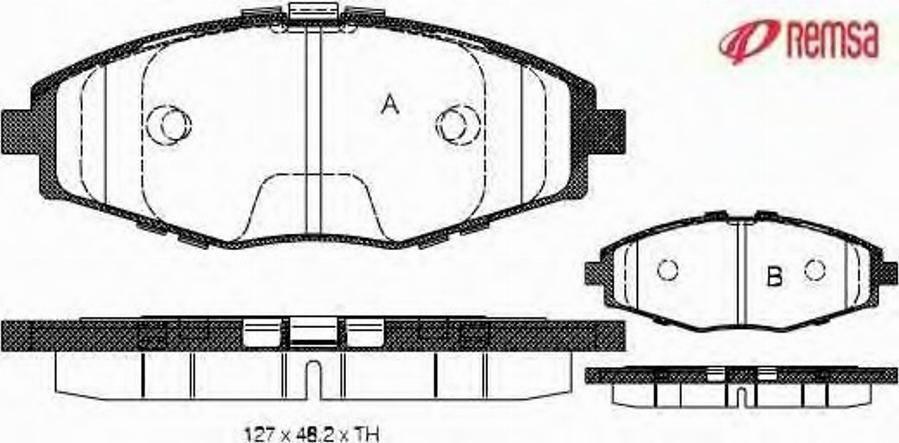 Metzger 069600 - Тормозные колодки, дисковые, комплект autospares.lv