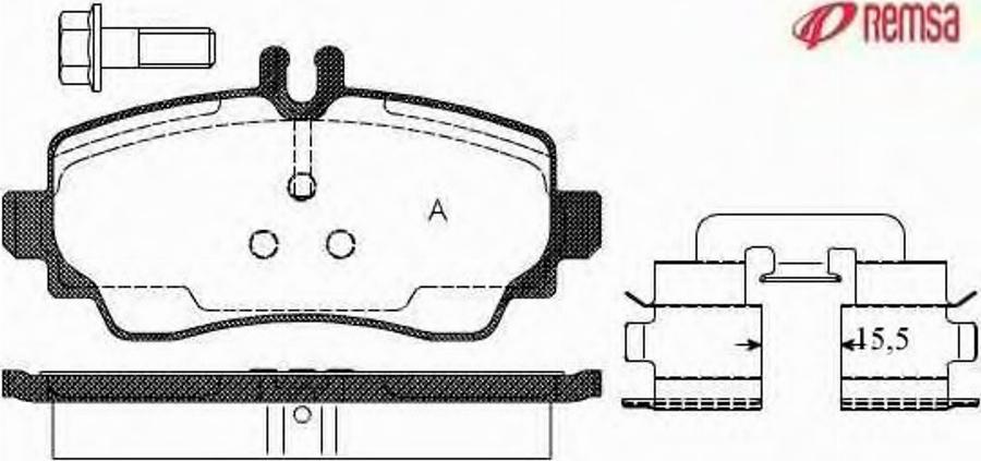 Metzger 065000 - Тормозные колодки, дисковые, комплект autospares.lv