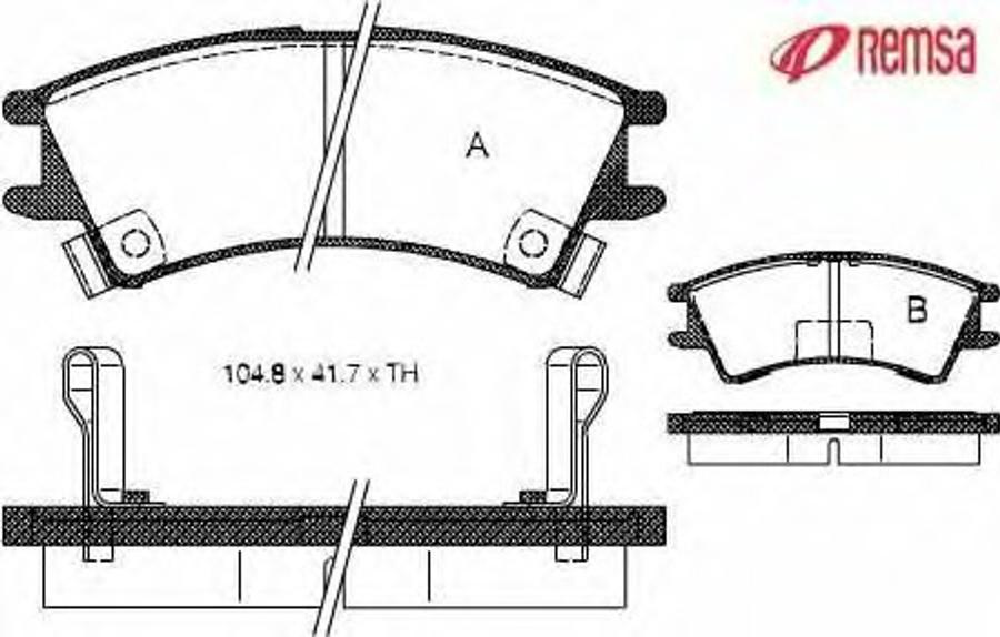 Metzger 0675.02 - Тормозные колодки, дисковые, комплект autospares.lv