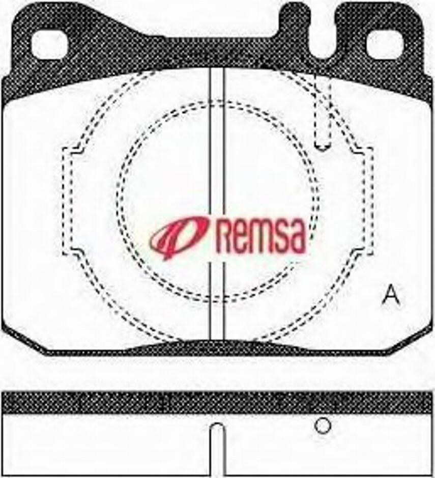 Metzger 001040 - Тормозные колодки, дисковые, комплект autospares.lv