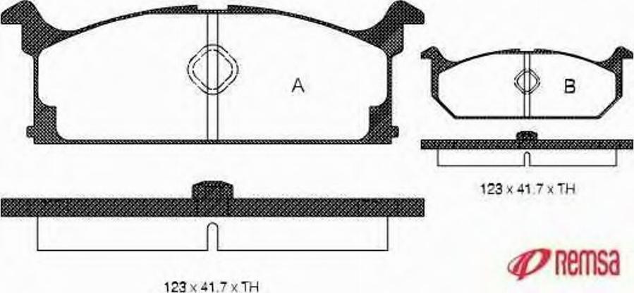 Metzger 019400 - Тормозные колодки, дисковые, комплект autospares.lv