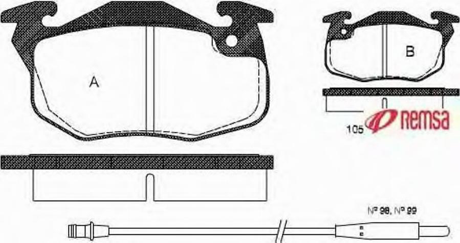 Metzger 019212 - Тормозные колодки, дисковые, комплект autospares.lv