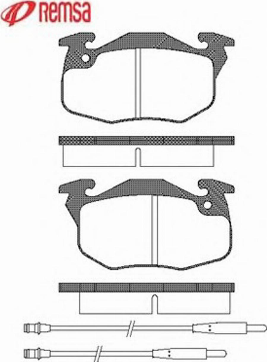 Metzger 019234 - Тормозные колодки, дисковые, комплект autospares.lv