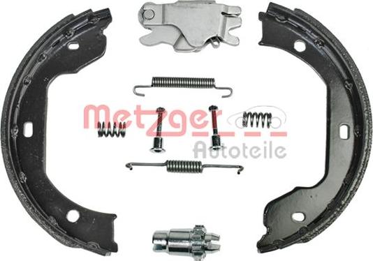 Metzger 0152004 - Комплект тормозов, ручник, парковка autospares.lv