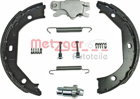 Metzger 0152005 - Комплект тормозов, ручник, парковка autospares.lv