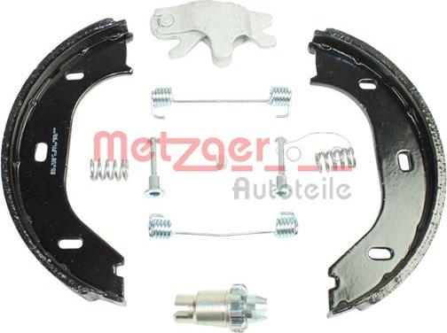 Metzger 0152001 - Комплект тормозов, ручник, парковка autospares.lv