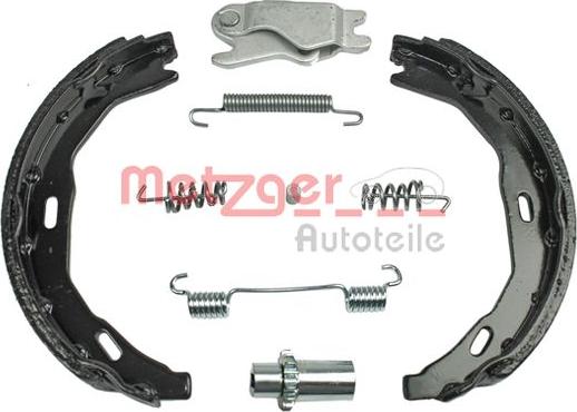 Metzger 0152014 - Комплект тормозов, ручник, парковка autospares.lv