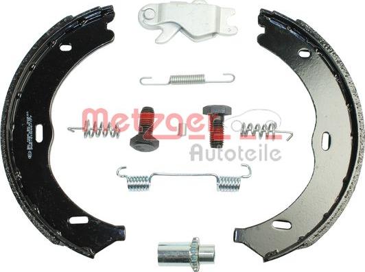 Metzger 0152018 - Комплект тормозов, ручник, парковка autospares.lv