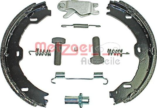 Metzger 0152012 - Комплект тормозов, ручник, парковка autospares.lv