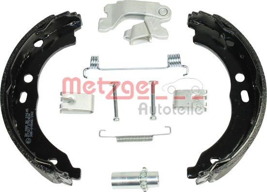 Metzger 0152020 - Комплект тормозов, ручник, парковка autospares.lv