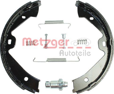 Metzger 0152027 - Комплект тормозов, ручник, парковка autospares.lv