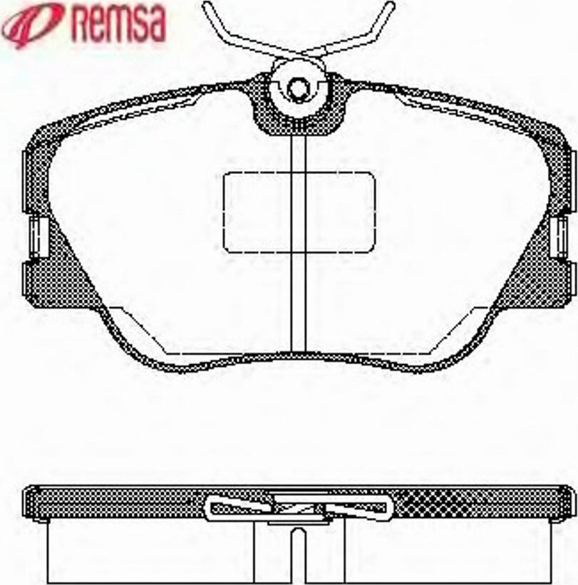 Metzger 018900 - Тормозные колодки, дисковые, комплект autospares.lv