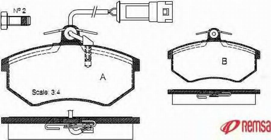 Metzger 0134.52 - Тормозные колодки, дисковые, комплект autospares.lv