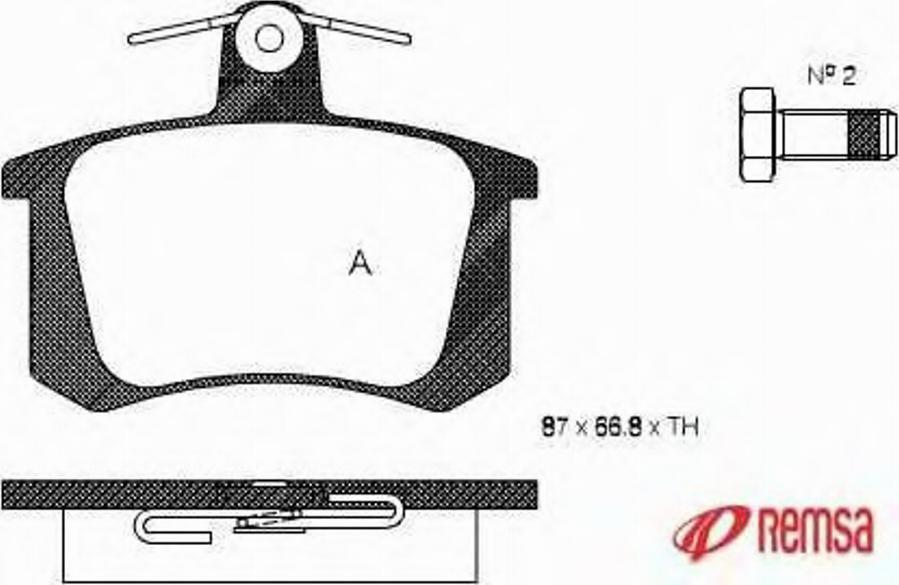 Metzger 013520 - Тормозные колодки, дисковые, комплект autospares.lv