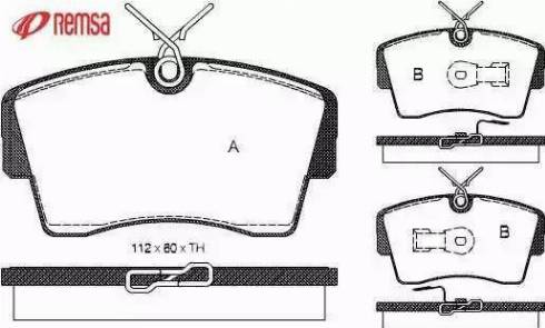 Motaquip VBP621 - Тормозные колодки, дисковые, комплект autospares.lv