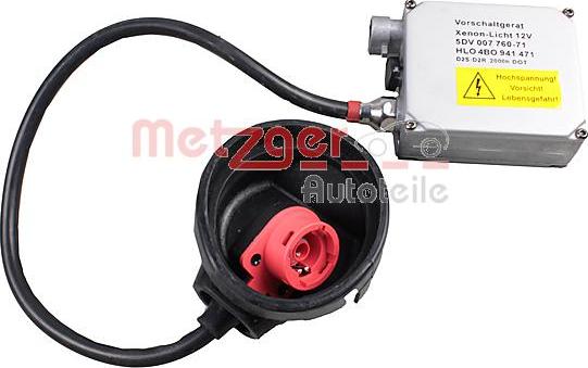 Metzger 0896022 - Предвключенный прибор, газоразрядная лампа autospares.lv