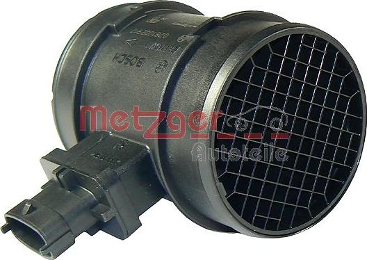 Metzger 0890265 - Датчик потока, массы воздуха autospares.lv