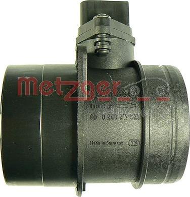 Metzger 0890271 - Датчик потока, массы воздуха autospares.lv