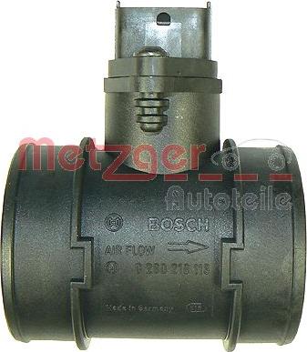 Metzger 0891015 - Датчик потока, массы воздуха autospares.lv