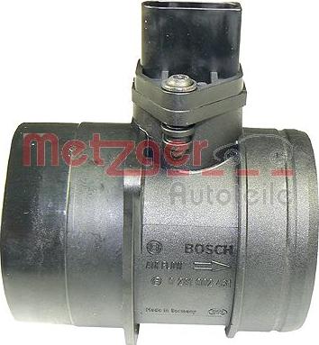 Metzger 0891072 - Датчик потока, массы воздуха autospares.lv