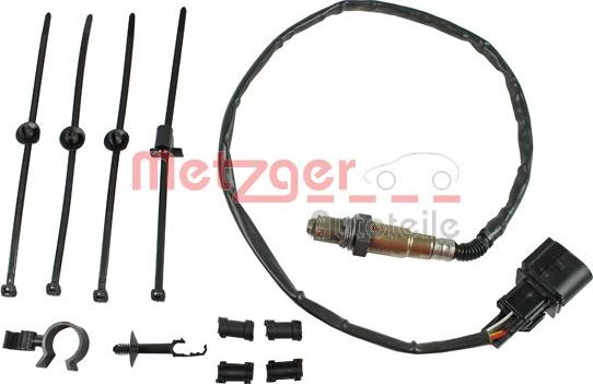 Metzger 0893181 - Лямбда-зонд, датчик кислорода autospares.lv