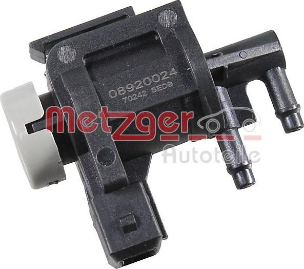 Metzger 08920024 - Клапан, управление рециркуляция ОГ autospares.lv