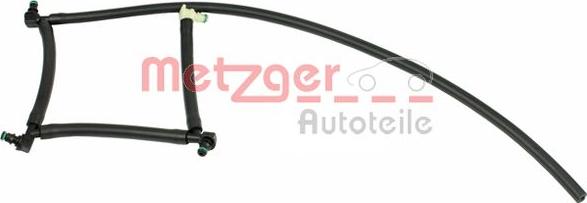 Metzger 0840059 - Шланг, распределение топлива autospares.lv