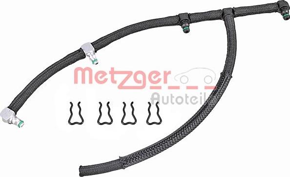 Metzger 0840017 - Шланг, распределение топлива autospares.lv