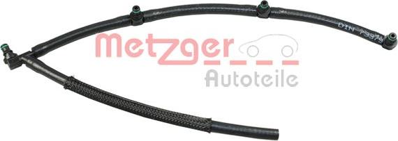 Metzger 0840114 - Шланг, распределение топлива autospares.lv