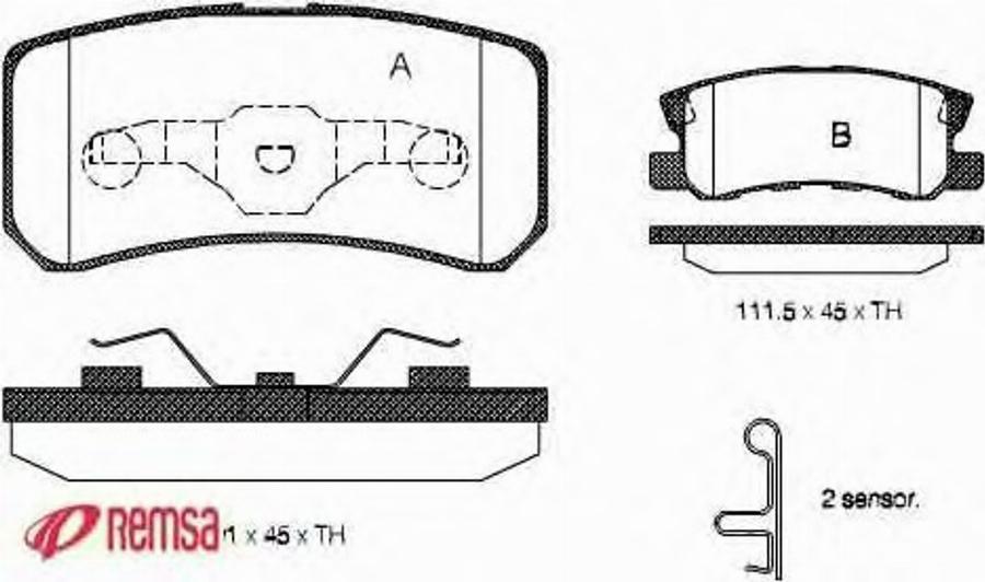 Metzger 080302 - Тормозные колодки, дисковые, комплект autospares.lv