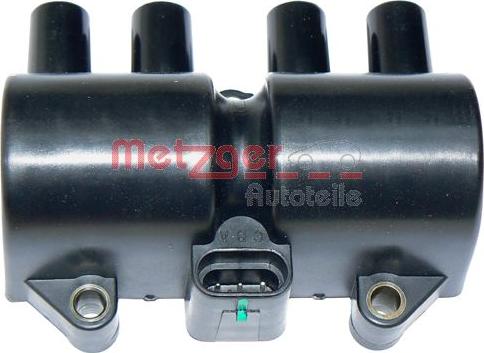 Metzger 0880095 - Катушка зажигания autospares.lv