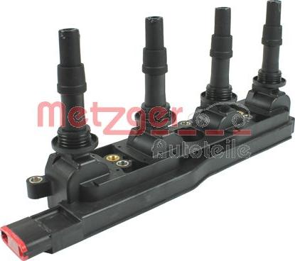 Metzger 0880004 - Катушка зажигания autospares.lv